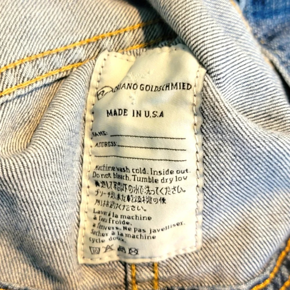 Adriano Goldschmied AG The Robyn Slim Jean Denim Jacket‎ Small